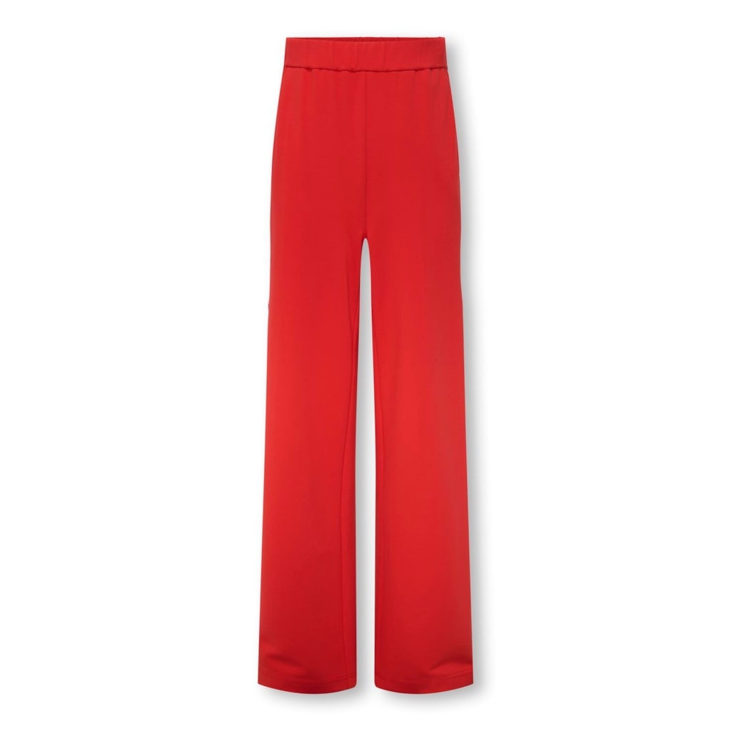 Kids ONLY zomer broek meisjes - wide fit - rood - Kogpoptrash Kids ONLY zomer broek meisjes - wide fit - rood - Kogpoptrash