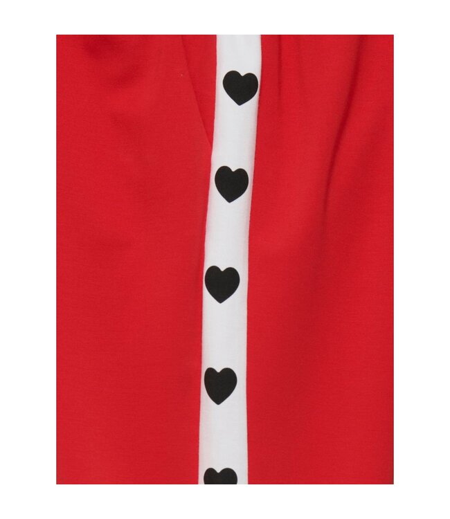 Kids ONLY zomer broek meisjes - wide fit - rood - Kogpoptrash