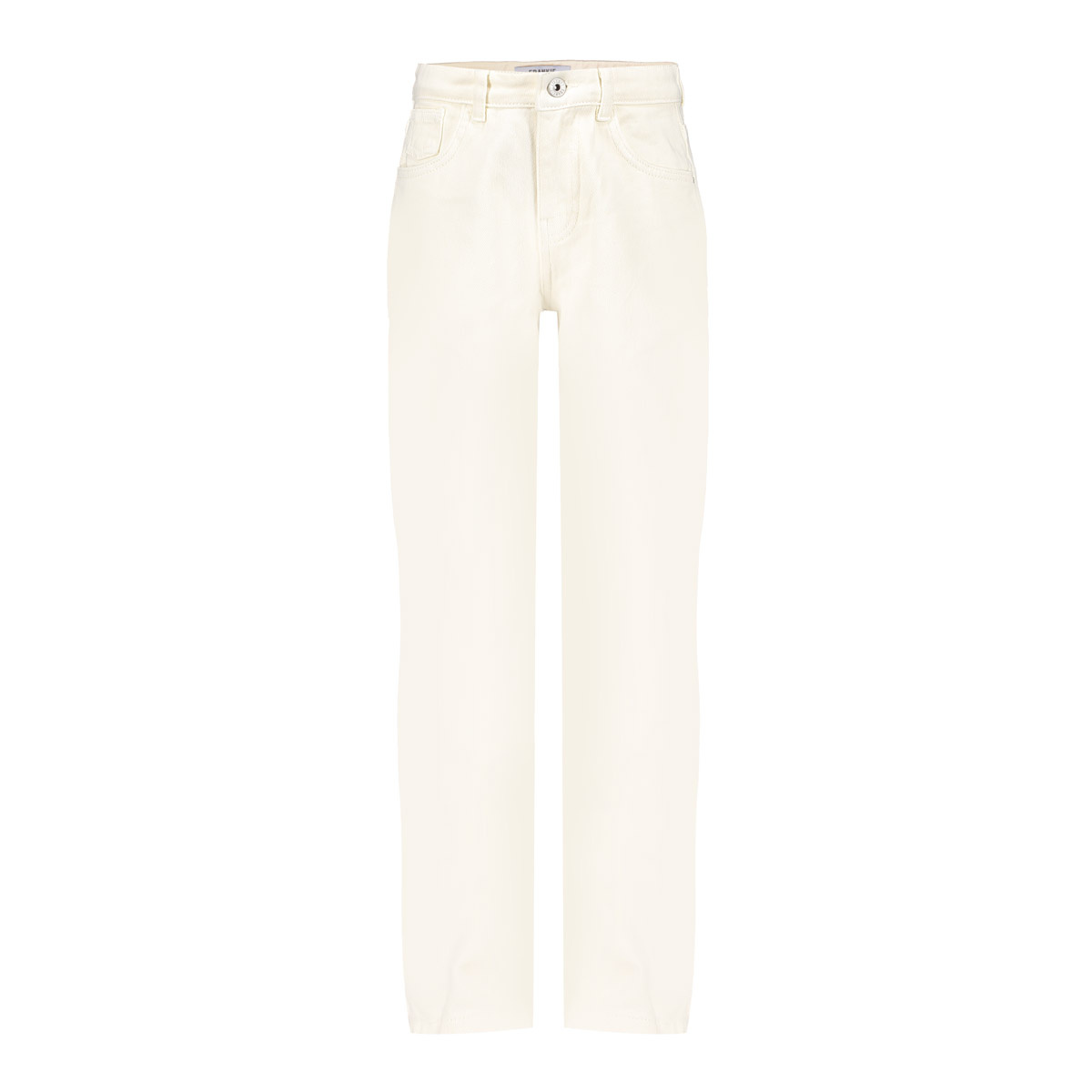 Frankie & Liberty Zomer jeans broek - straight leg meisjes - zand - Frankie Frankie & Liberty Zomer jeans broek - straight leg meisjes - zand - Frankie