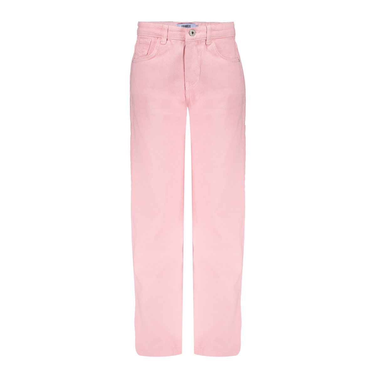 Frankie & Liberty Zomer jeans broek - straight leg meisjes - roze - Frankie Frankie & Liberty Zomer jeans broek - straight leg meisjes - roze - Frankie