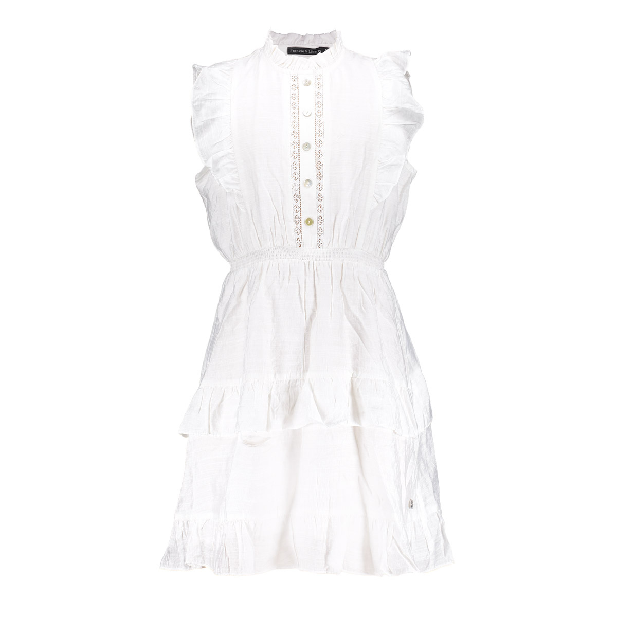 Frankie & Liberty Zomer jurk meisjes - wit - Rosette Frankie & Liberty Zomer jurk meisjes - wit - Rosette