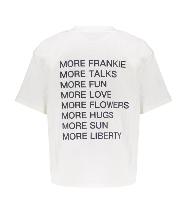 Frankie & Liberty Zomer t-shirt meisjes - creme - Rezia