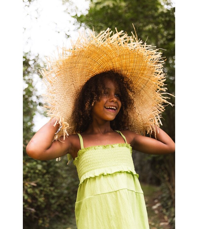 Quapi Zomer jurk meisjes - groen -  Felien