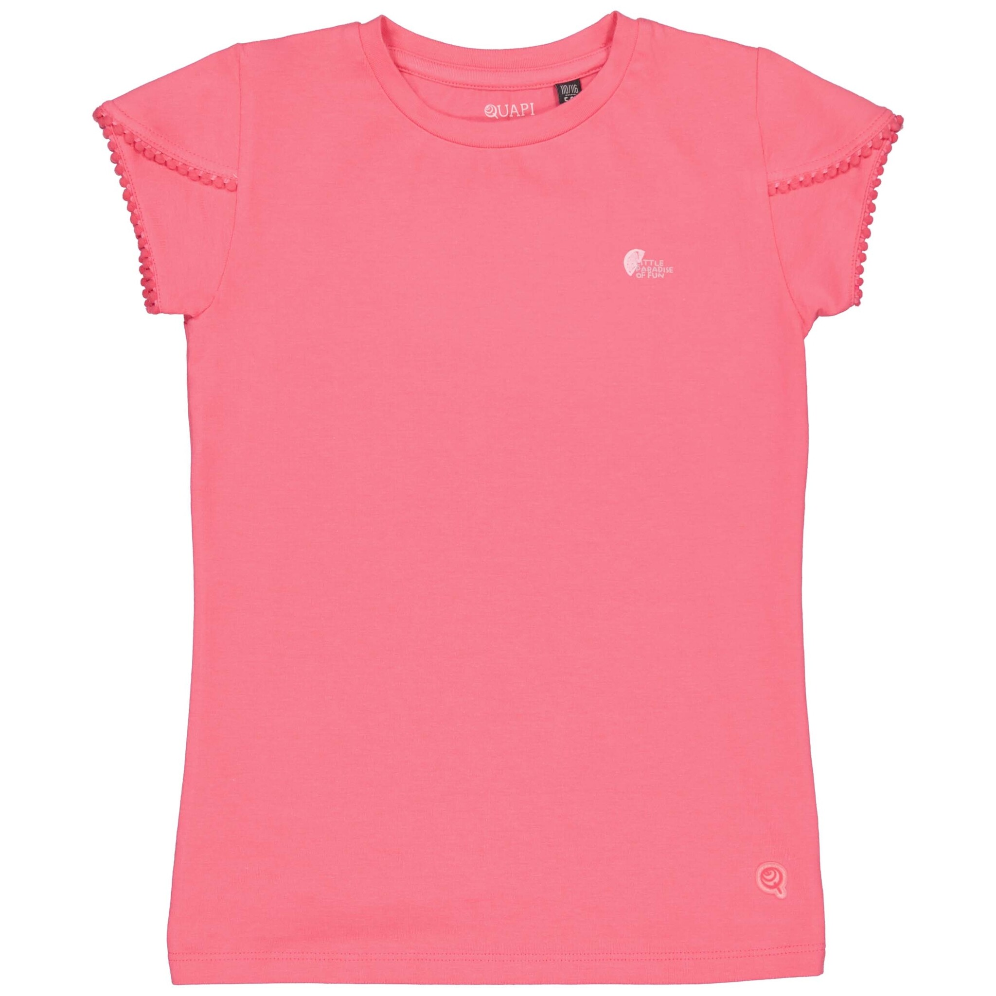 Quapi Zomer shirt meisjes - roze - Faylen Quapi Zomer shirt meisjes - roze - Faylen