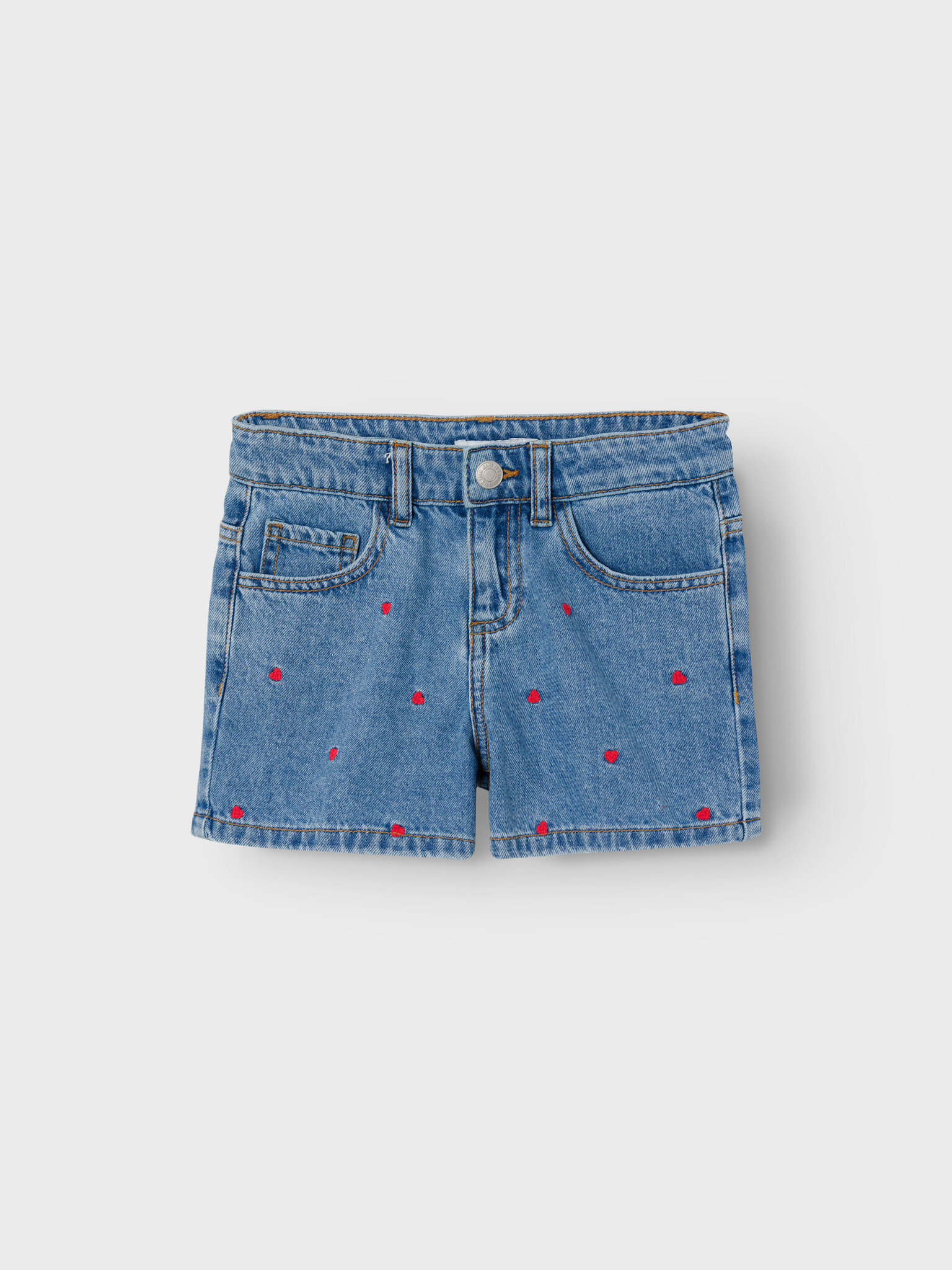 Name it zomer jeans short meisjes - medium blauw denim - Nkfbella Name it zomer jeans short meisjes - medium blauw denim - Nkfbella