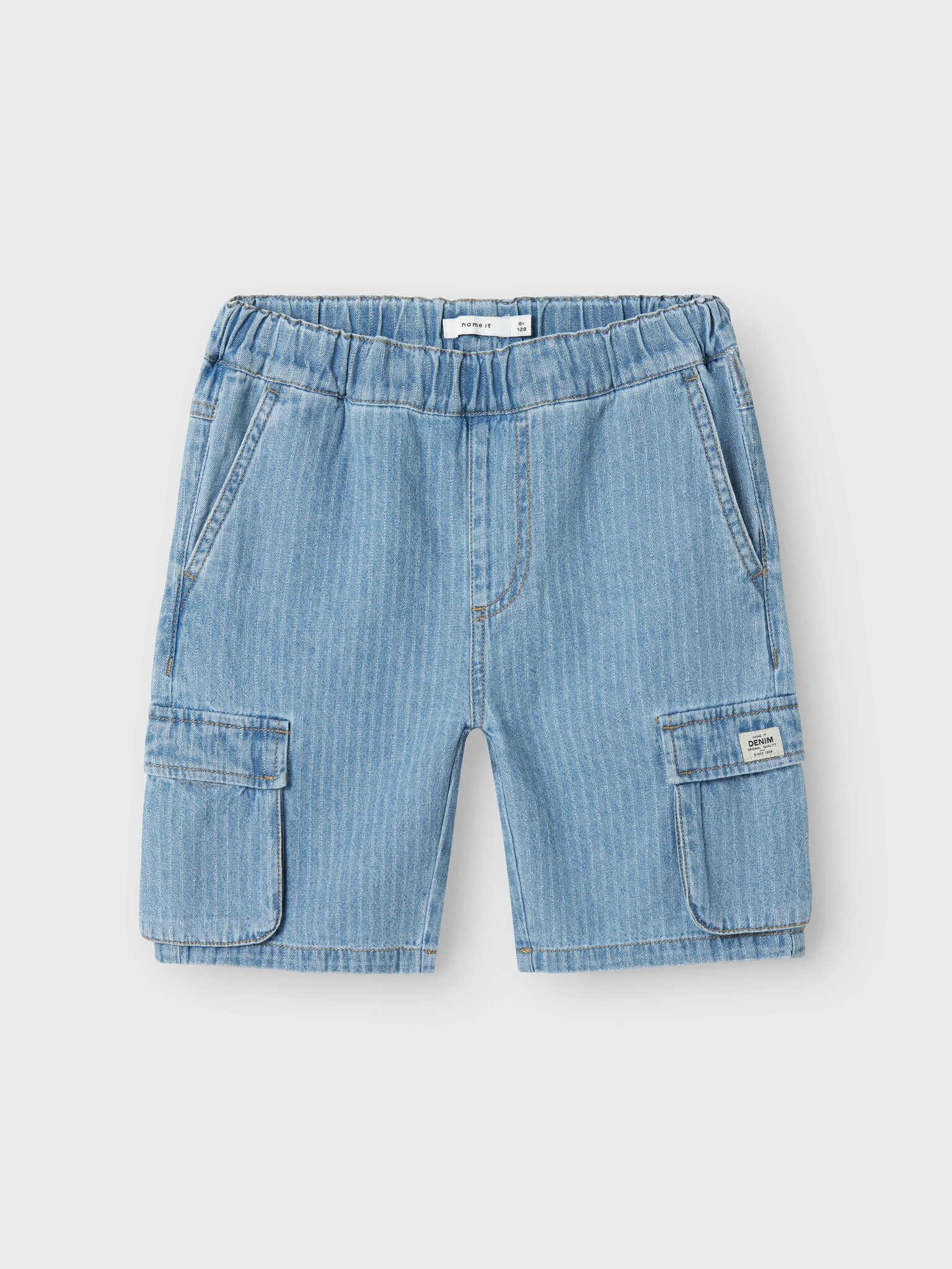 Name it zomer jeans short jongens - cargo - licht blauw denim - Nkmryan Name it zomer jeans short jongens - cargo - licht blauw denim - Nkmryan