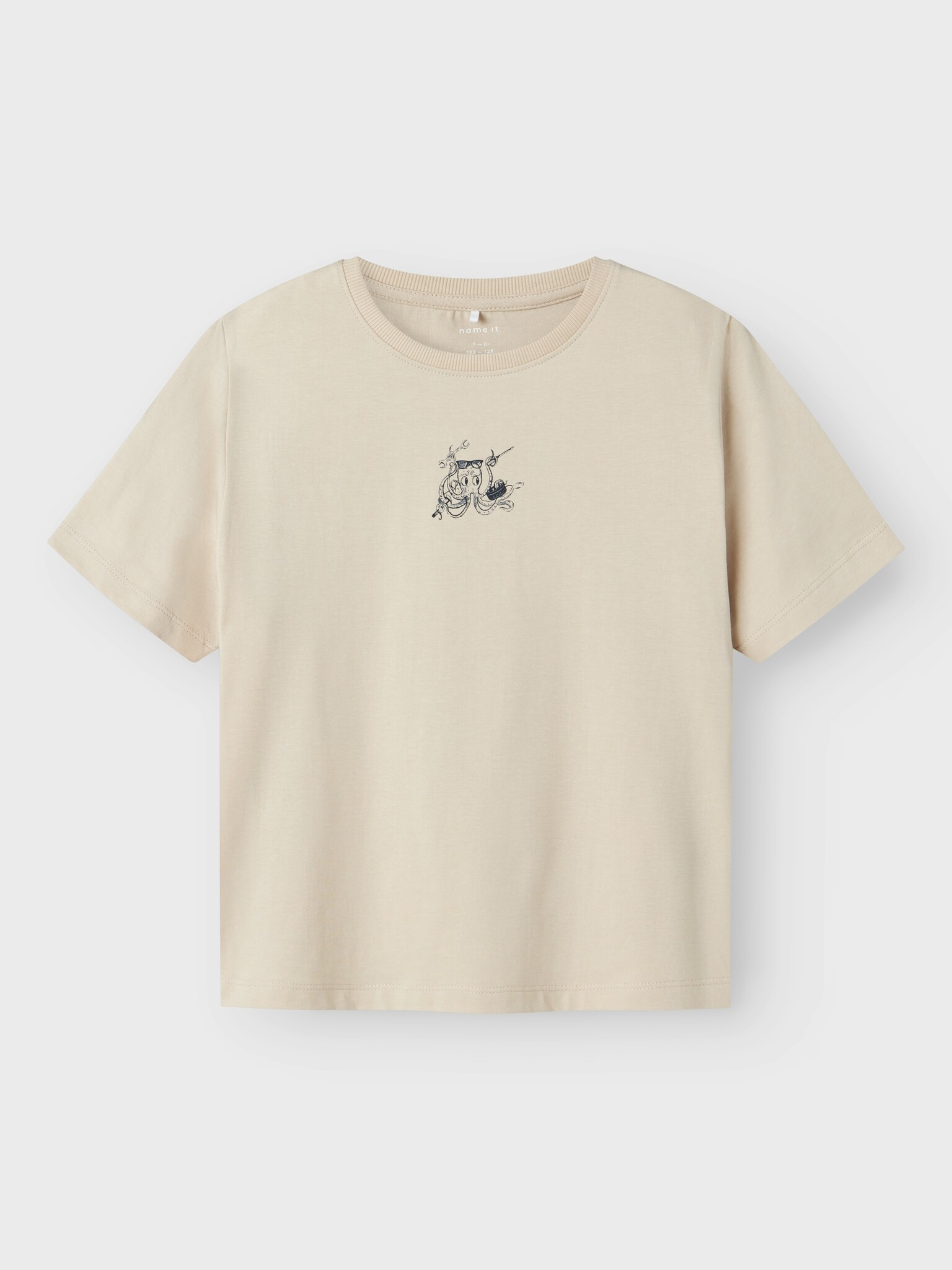 Name it zomer t-shirt S/S jongens - taupe - Nkmhabo Name it zomer t-shirt S/S jongens - taupe - Nkmhabo