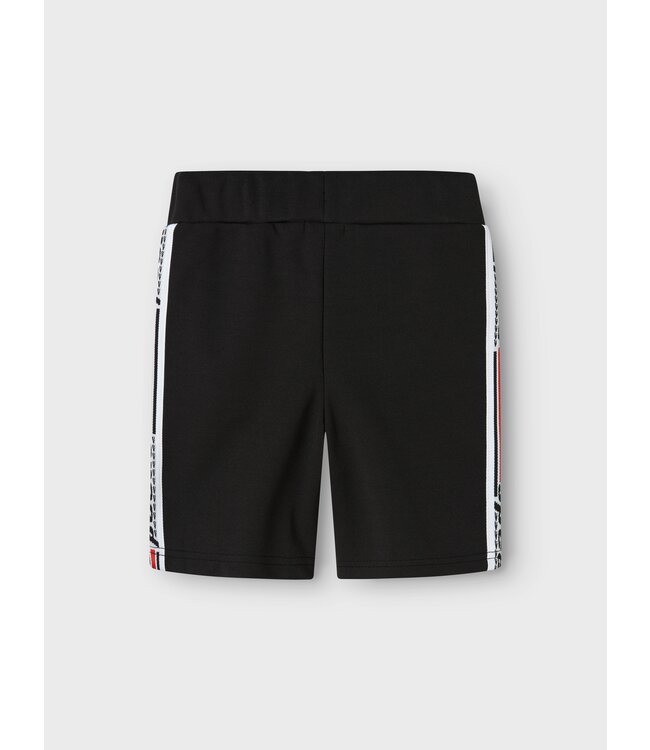 Name it zomer sweat short jongens - zwart - Nkmhakka
