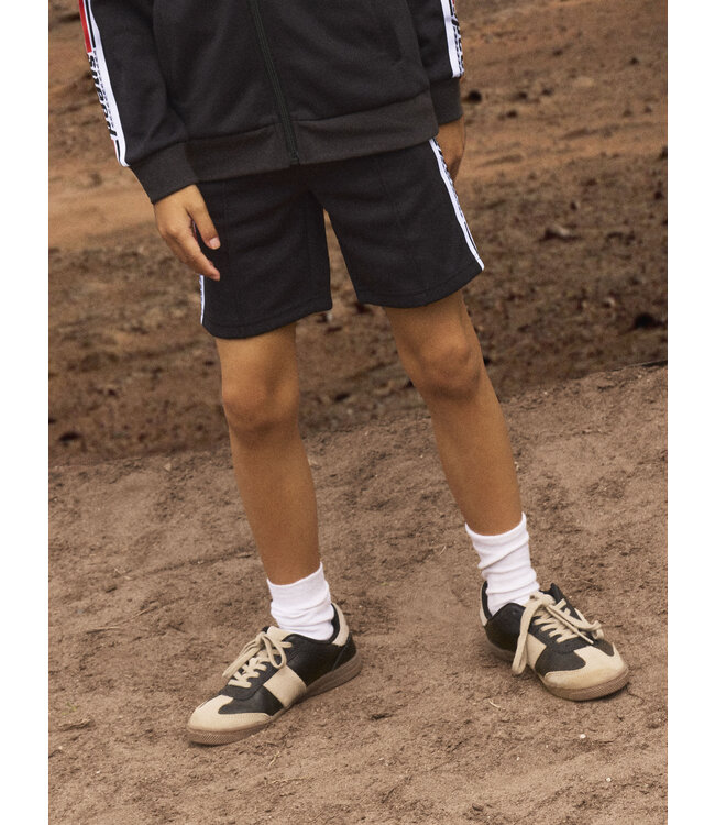 Name it zomer sweat short jongens - zwart - Nkmhakka