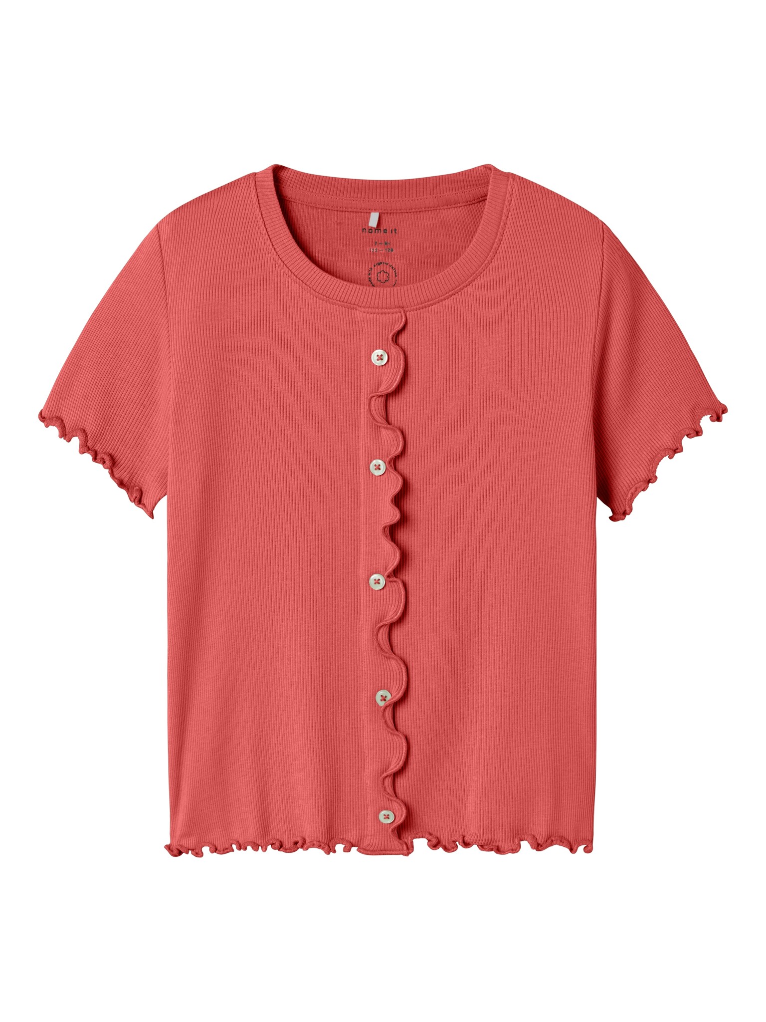 Name it zomer t-shirt S/S meisjes - koraal - Nkfholimse Name it zomer t-shirt S/S meisjes - koraal - Nkfholimse