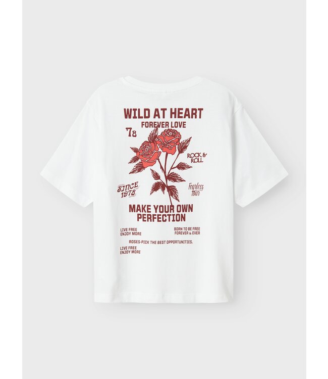 Name it zomer top S/S meisjes - wit - Nkfhominu