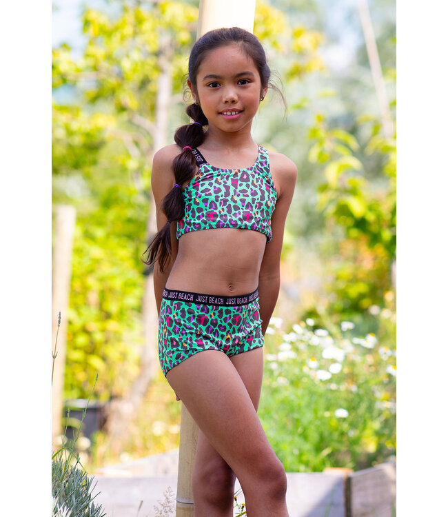 Just Beach zomer bikini meisjes - blauw panter - Tanzania