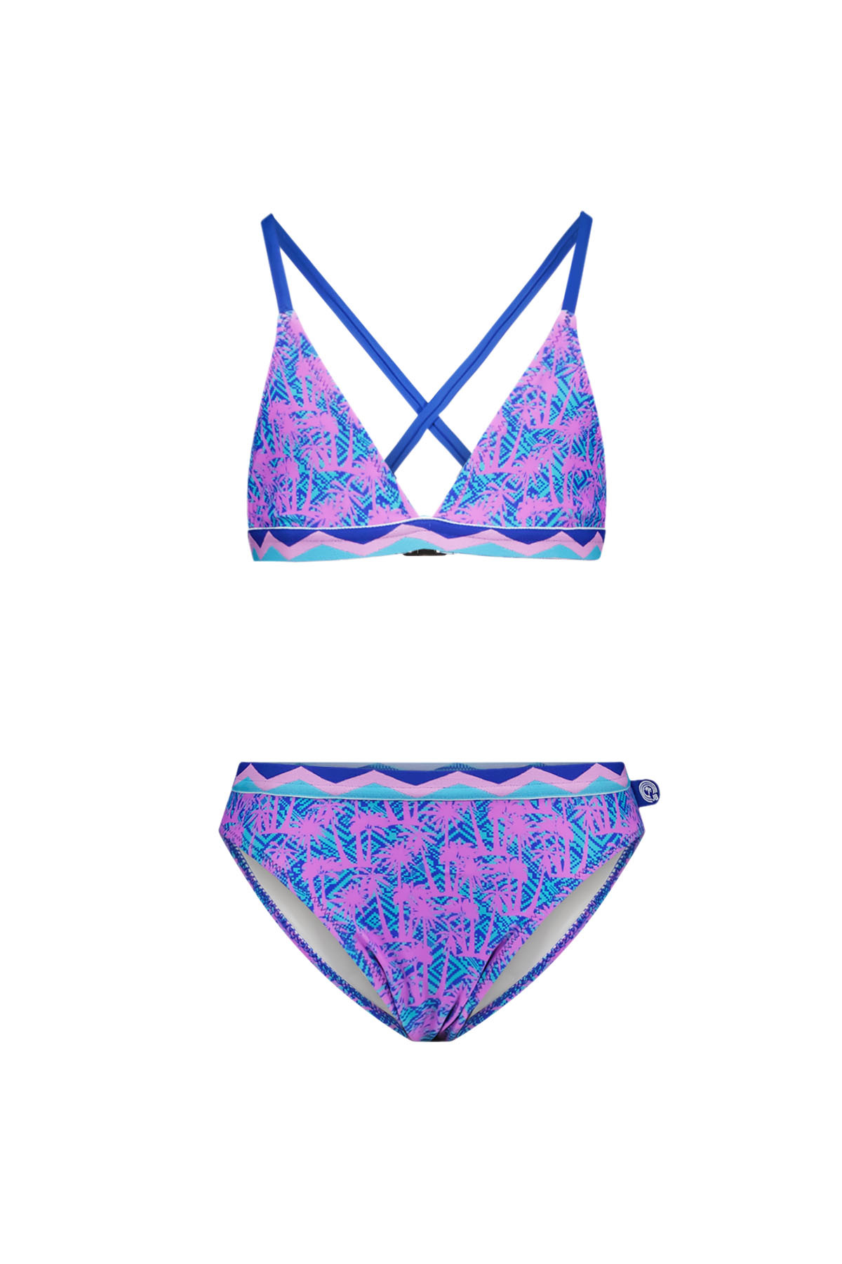 Just Beach zomer bikini meisjes - blauw - triangel - Bali Just Beach zomer bikini meisjes - blauw - triangel - Bali