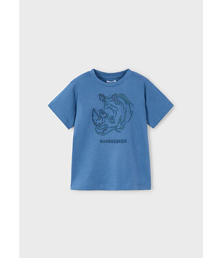 Mayoral Zomer t-shirt S/S jongens - blauw
