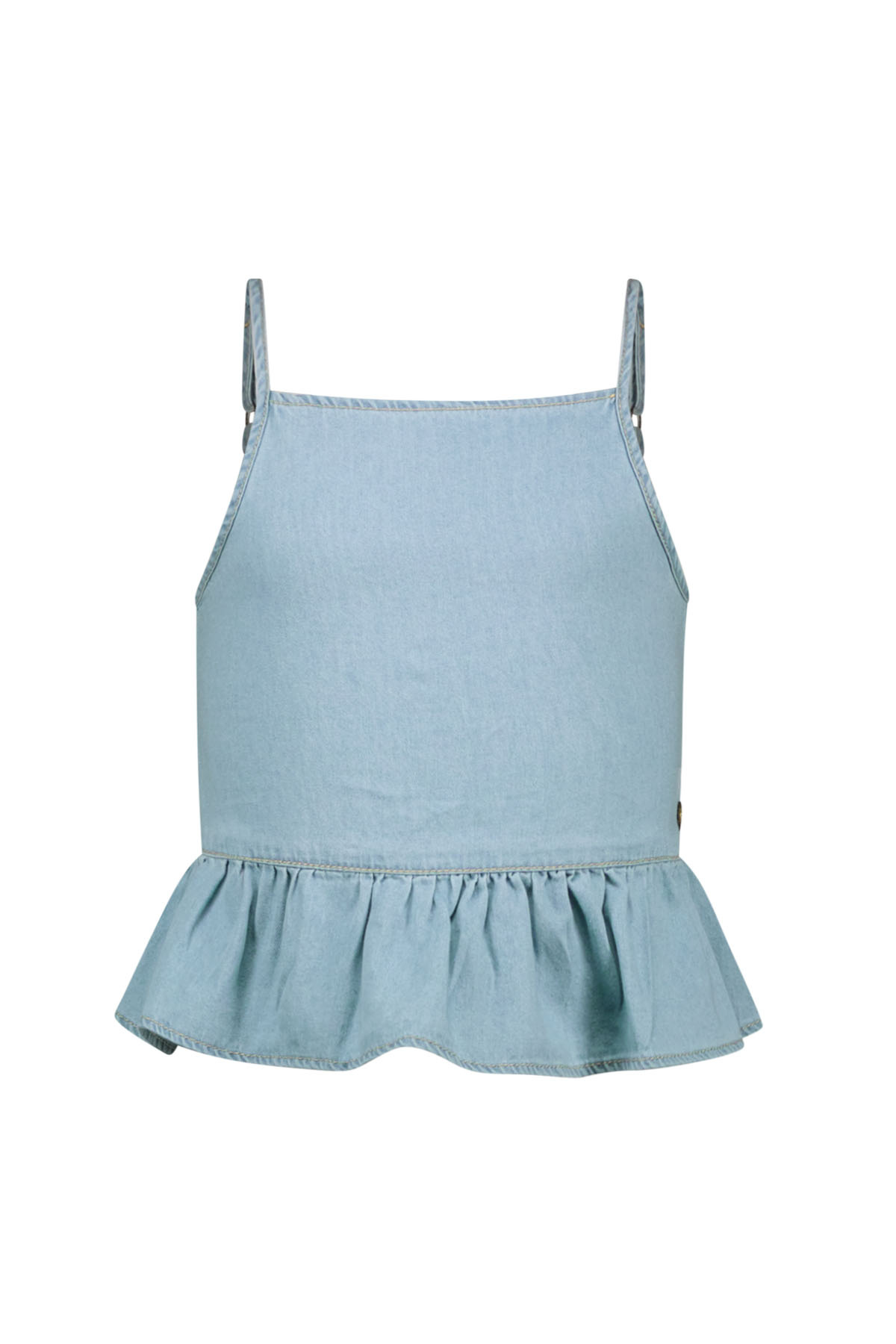 Like Flo zomer top meisjes - denim blauw - chambrey - Elif afbeelding