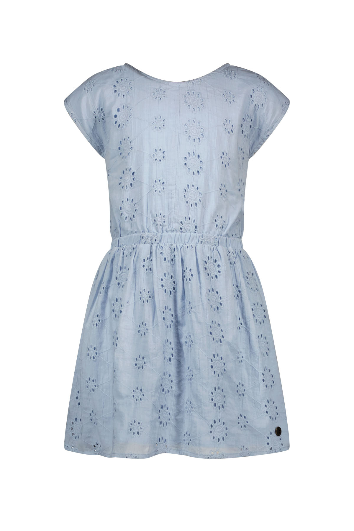 Like Flo zomer jurk meisjes - ice blauw - broderie, anglaise - Mabel Like Flo zomer jurk meisjes - ice blauw - broderie, anglaise - Mabel