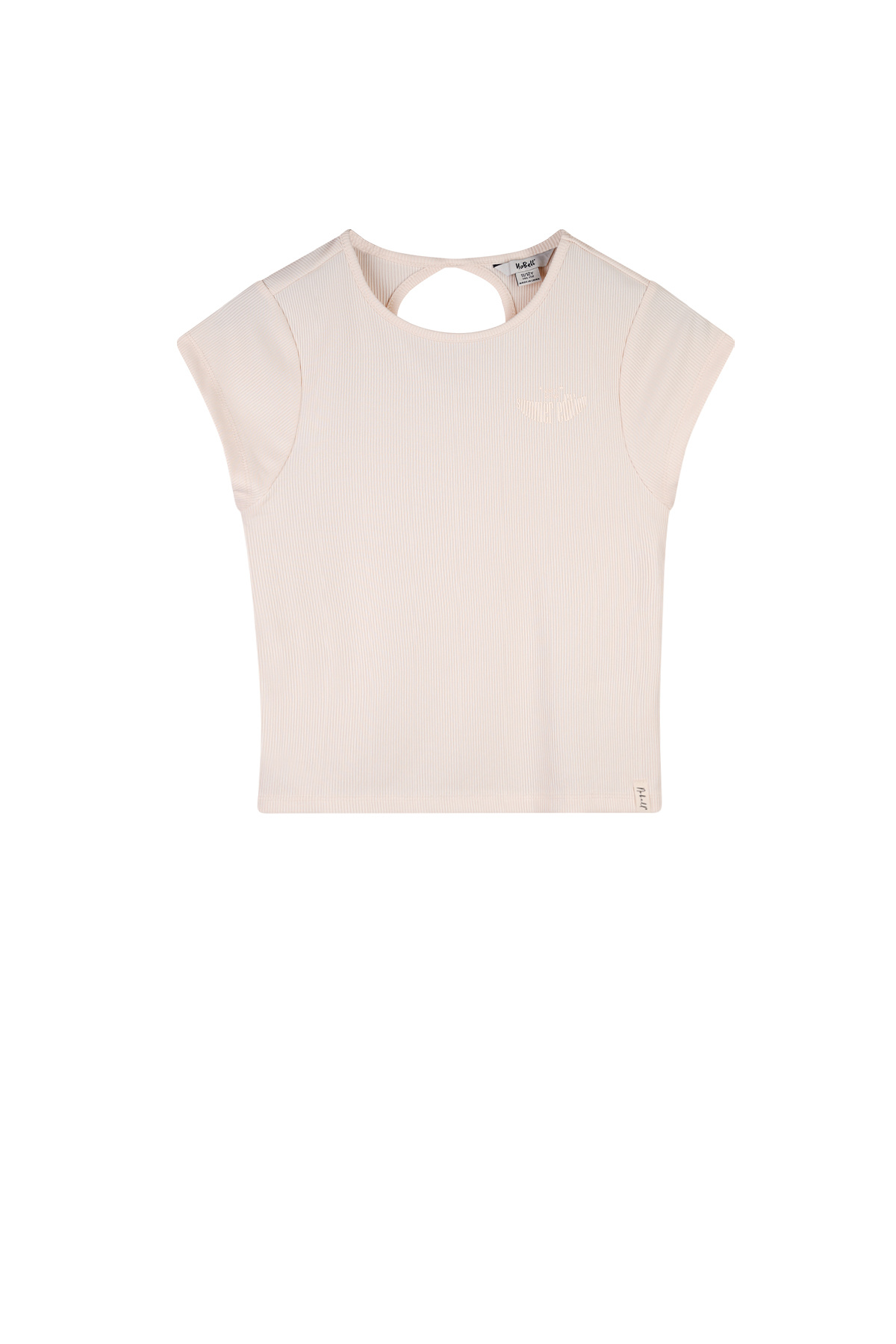 NoBell zomer crop top meisjes - ivoor wit - Kit afbeelding