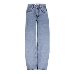 Frankie & Liberty Zomer jeans broek - straight leg meisjes - blauw - Frankie Frankie & Liberty Zomer jeans broek - straight leg meisjes - blauw - Frankie