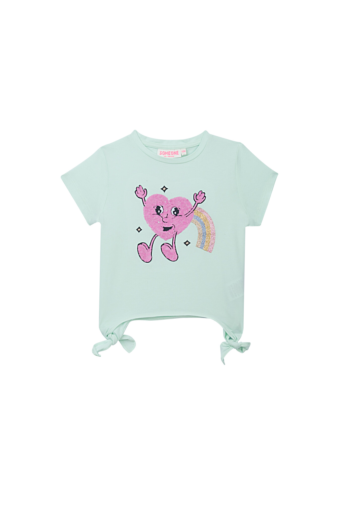 Someone Zomer t-shirt meisjes - mint - becca Someone Zomer t-shirt meisjes - mint - becca