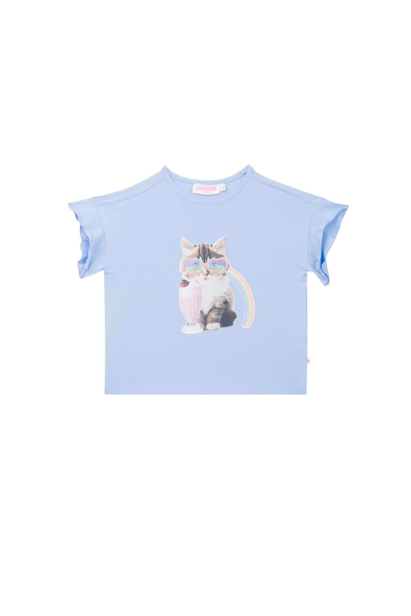Someone Zomer t-shirt meisjes - blauw - becca Someone Zomer t-shirt meisjes - blauw - becca