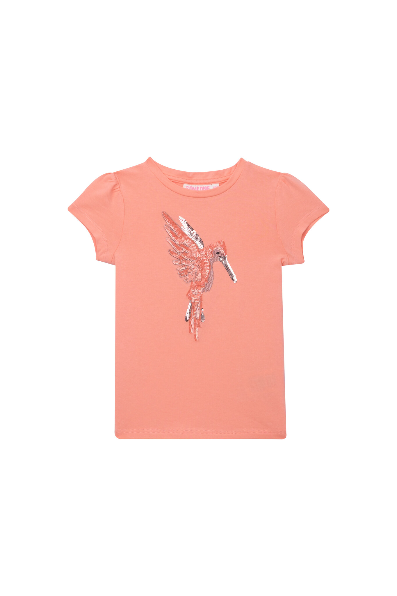 Someone Zomer t-shirt meisjes - perzik - felien Someone Zomer t-shirt meisjes - perzik - felien