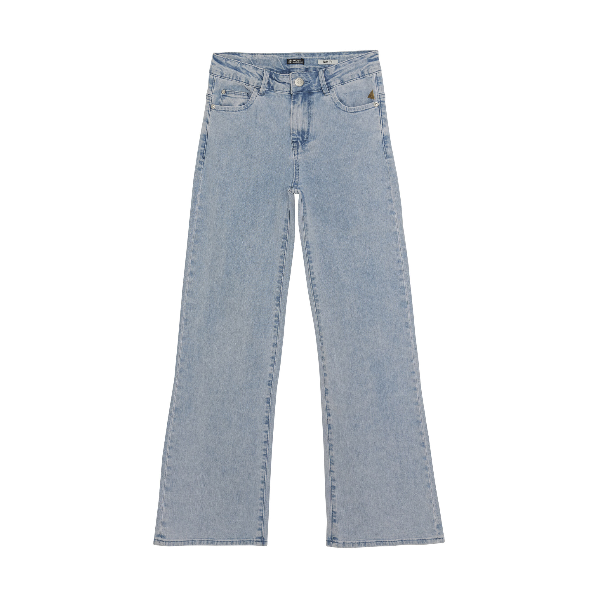 Indian Blue Jeans Zomer jeans broek meisjes - licht blauw - 2124 wide fit used Indian Blue Jeans Zomer jeans broek meisjes - licht blauw - 2124 wide fit used