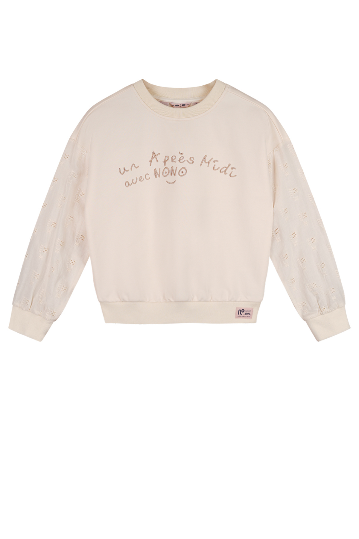 NoNo zomer sweater meisjes - ivoor wit - Konono NoNo zomer sweater meisjes - ivoor wit - Konono