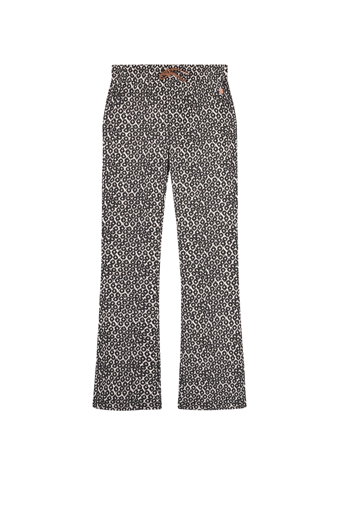 NoNo zomer flair broek meisjes - ivoor wit - Ikat AOP - Sady NoNo zomer flair broek meisjes - ivoor wit - Ikat AOP - Sady