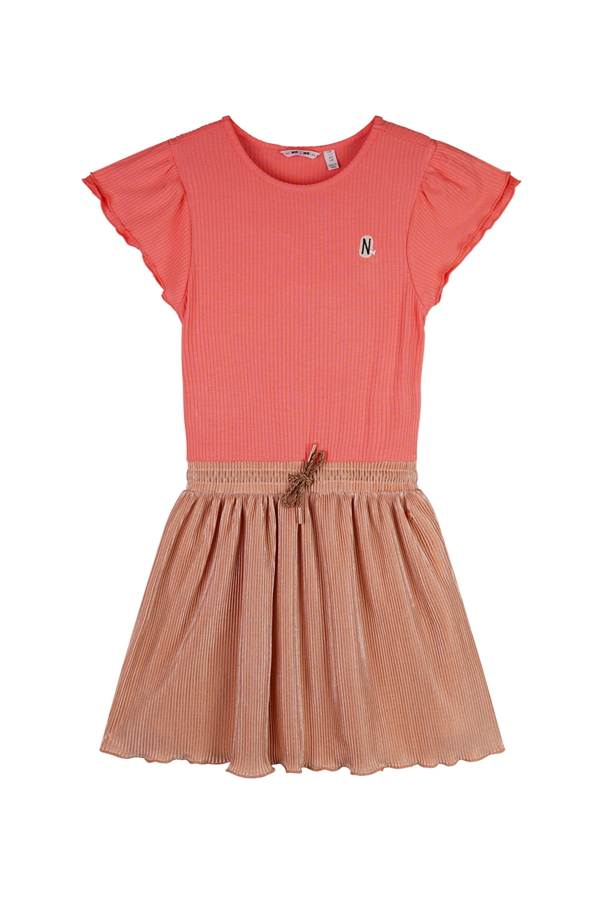 NoNo zomer jurk meisjes - zand - Morly NoNo zomer jurk meisjes - zand - Morly