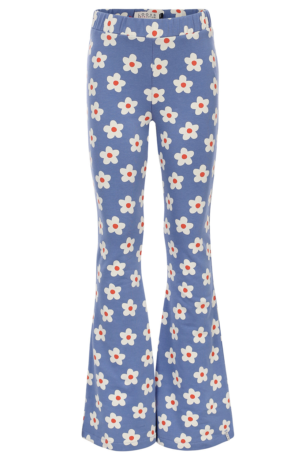 LOOXS Little Zomer flair broek meisjes - blauw LOOXS Little Zomer flair broek meisjes - blauw