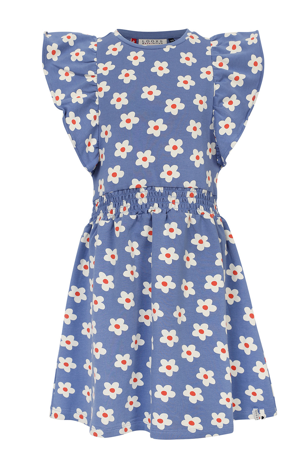 LOOXS Little Zomer jurk meisjes - blauw LOOXS Little Zomer jurk meisjes - blauw