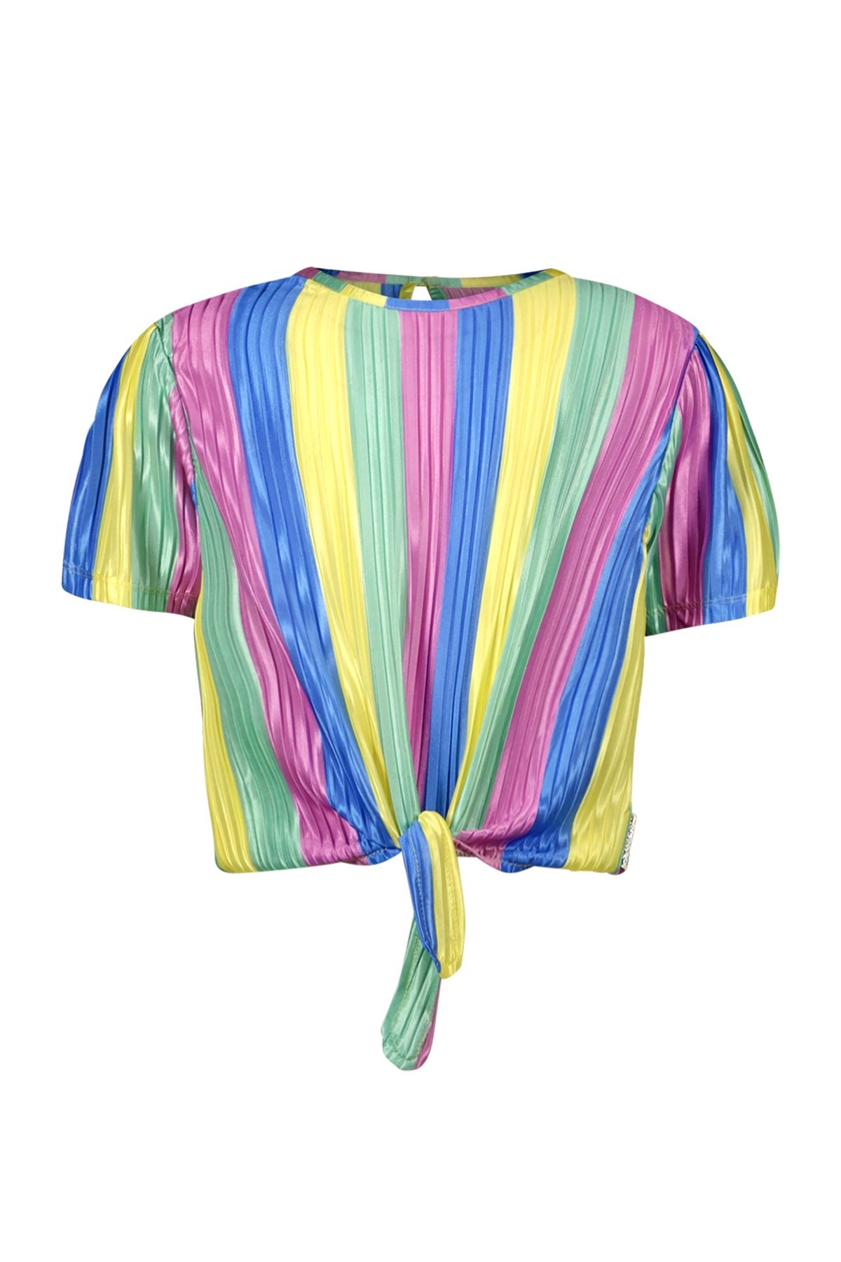 B.Nosy zomer top meisjes - multi joy streep - knoop - Bonny B.Nosy zomer top meisjes - multi joy streep - knoop - Bonny