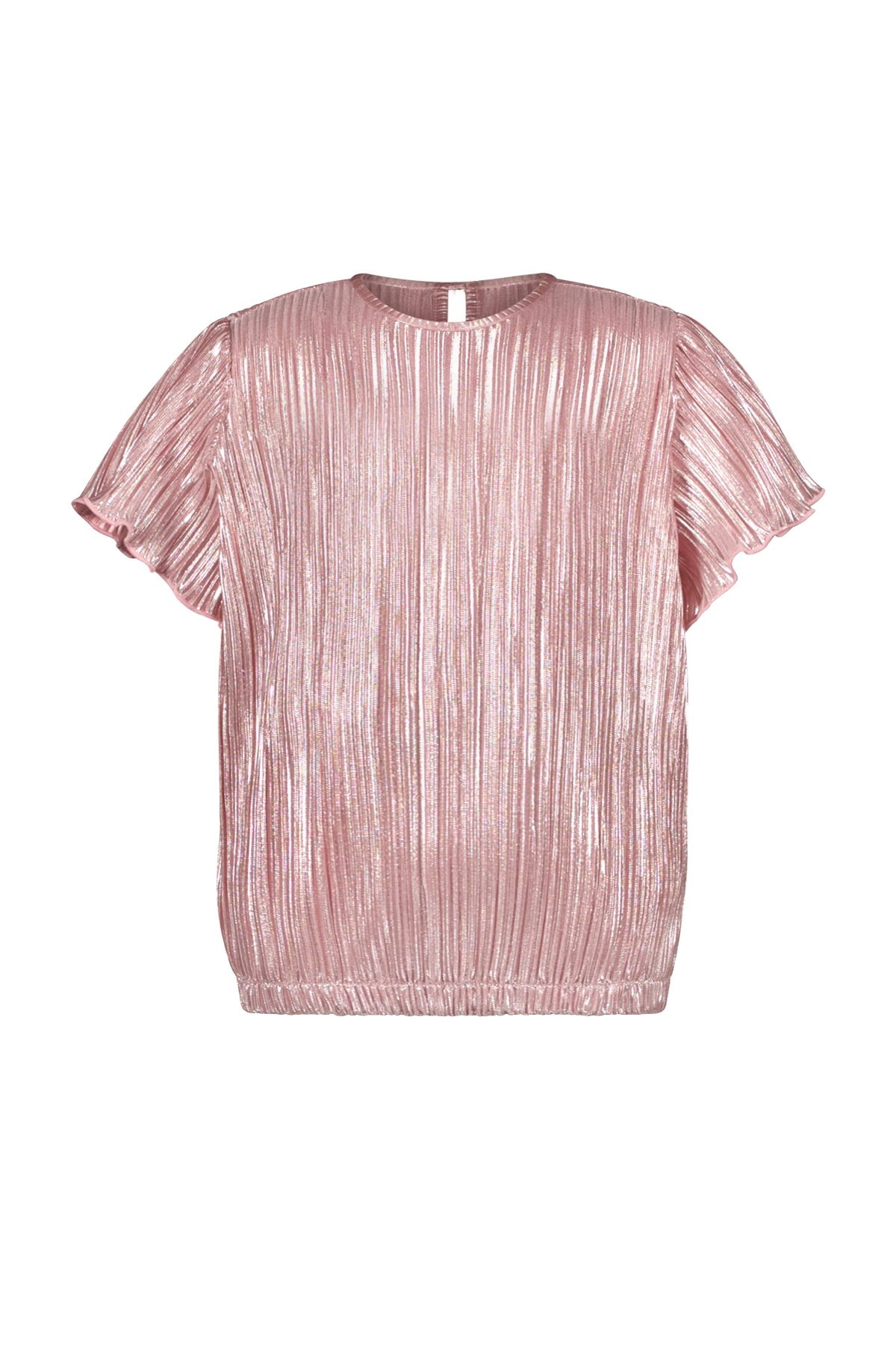 B.Nosy zomer top meisjes - roze koraal blush - metallic, plissee - Brynn B.Nosy zomer top meisjes - roze koraal blush - metallic, plissee - Brynn