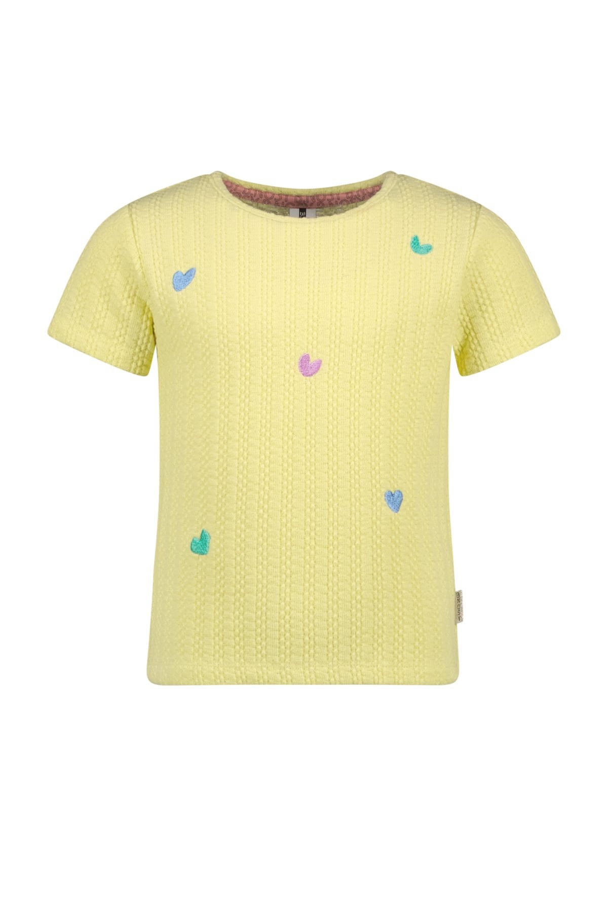 B.Nosy zomer top meisjes - geel - gebreid, embroiderie B.Nosy zomer top meisjes - geel - gebreid, embroiderie