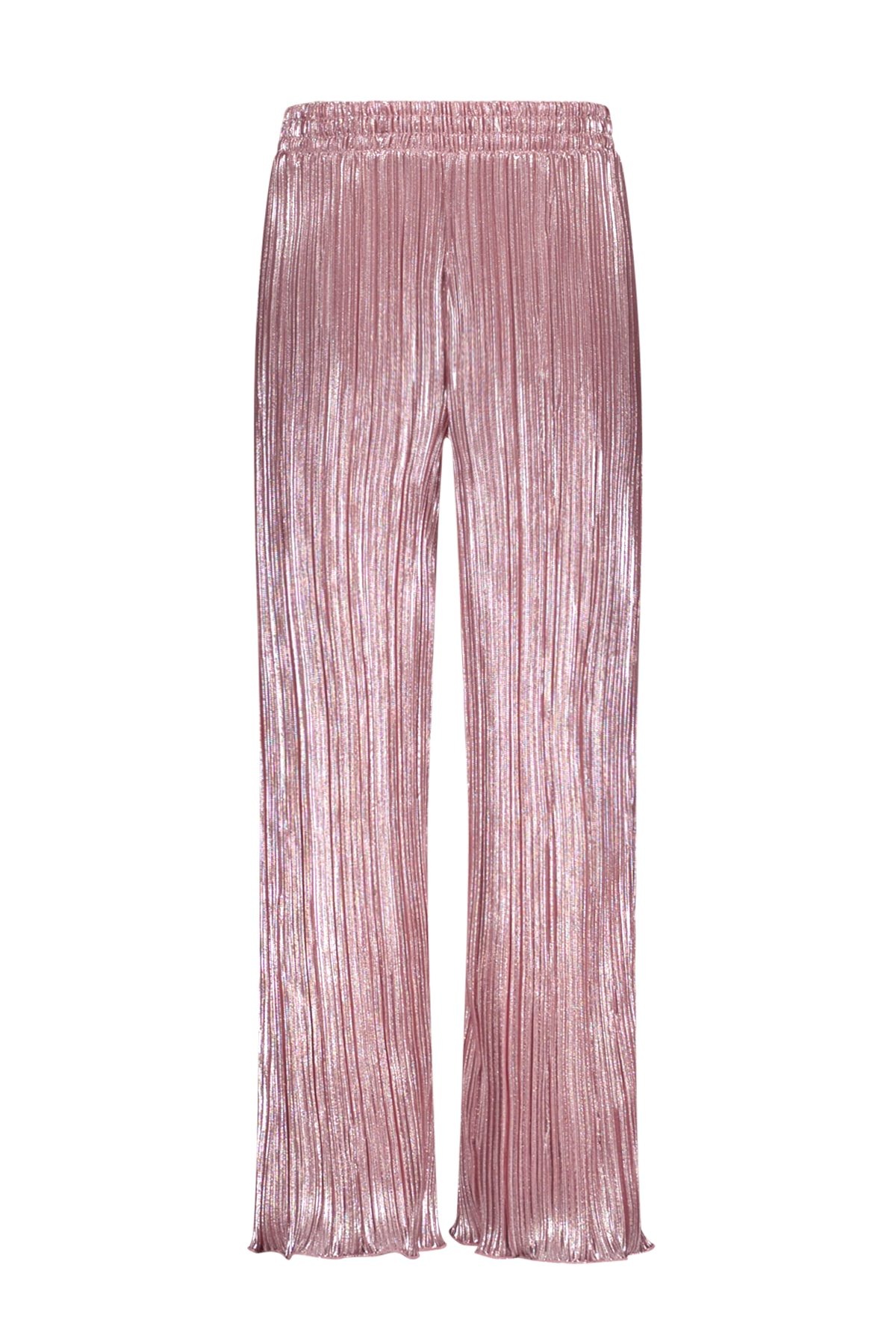 B.Nosy zomer broek meisjes - roze koraal blush - metallic, plissee - Palomi B.Nosy zomer broek meisjes - roze koraal blush - metallic, plissee - Palomi
