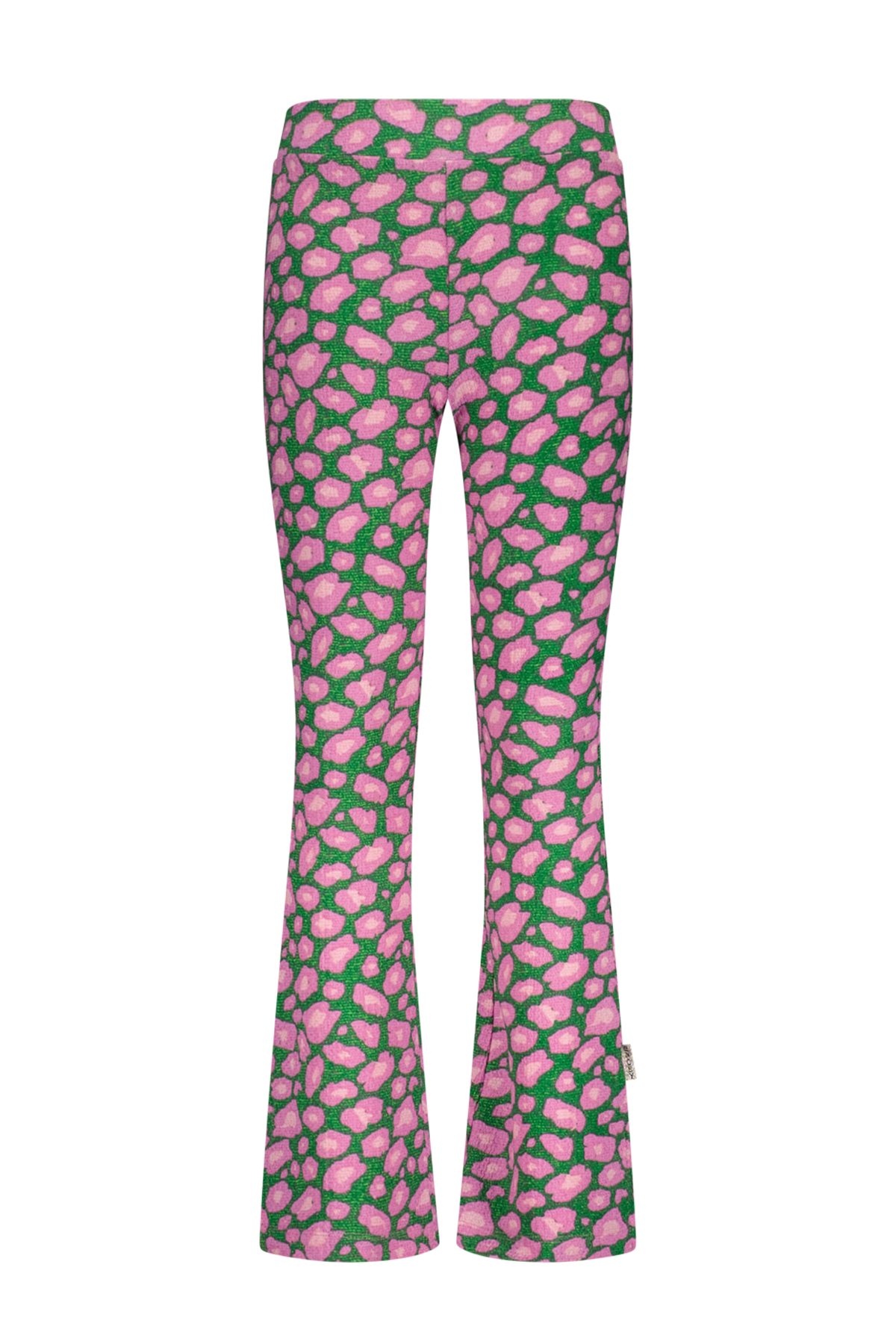 B.Nosy zomer flair broek meisjes - groen/roze AOP - Pepper B.Nosy zomer flair broek meisjes - groen/roze AOP - Pepper