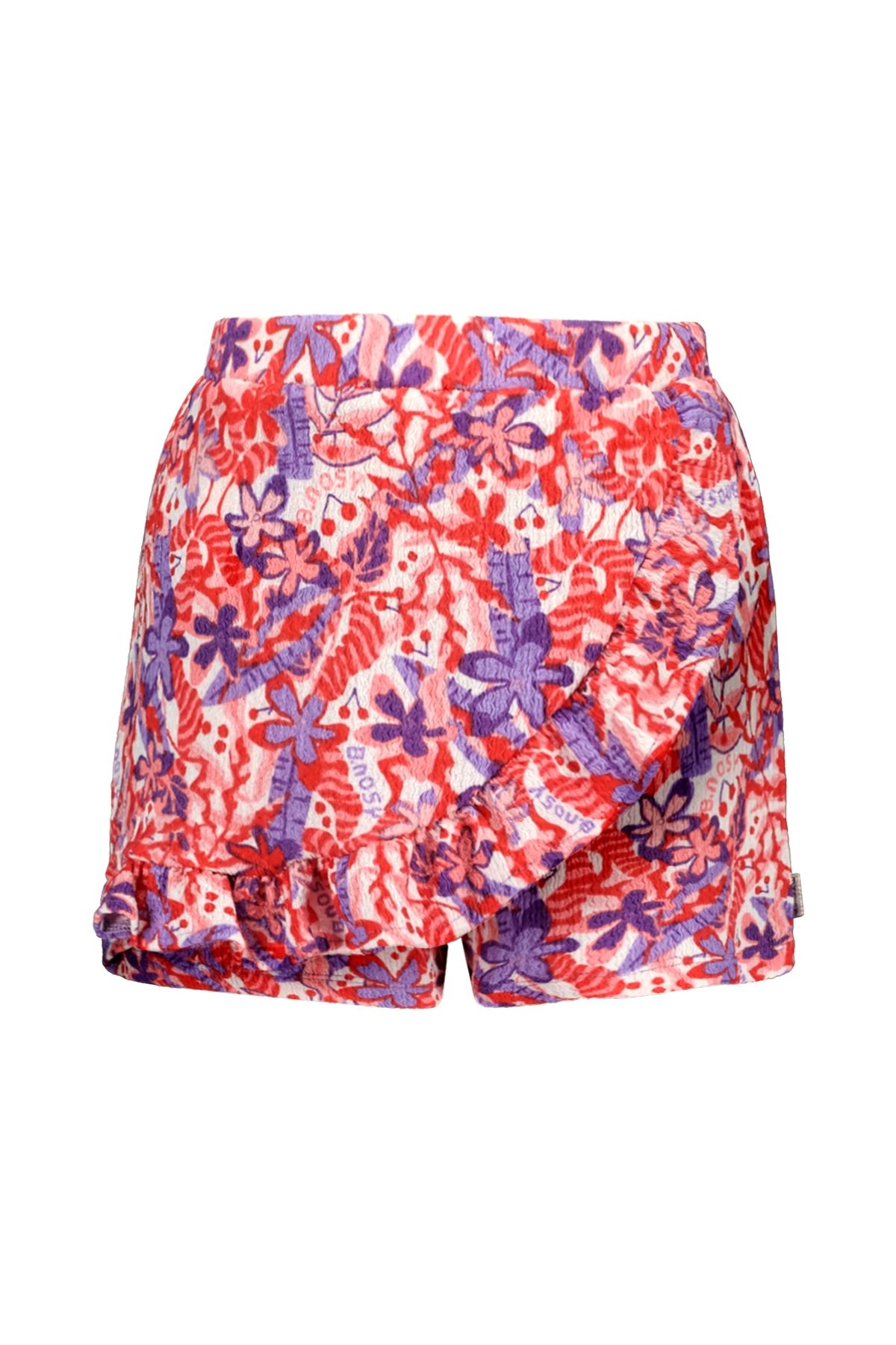B.Nosy zomer skort meisjes - rood/paars AOP - Raven B.Nosy zomer skort meisjes - rood/paars AOP - Raven