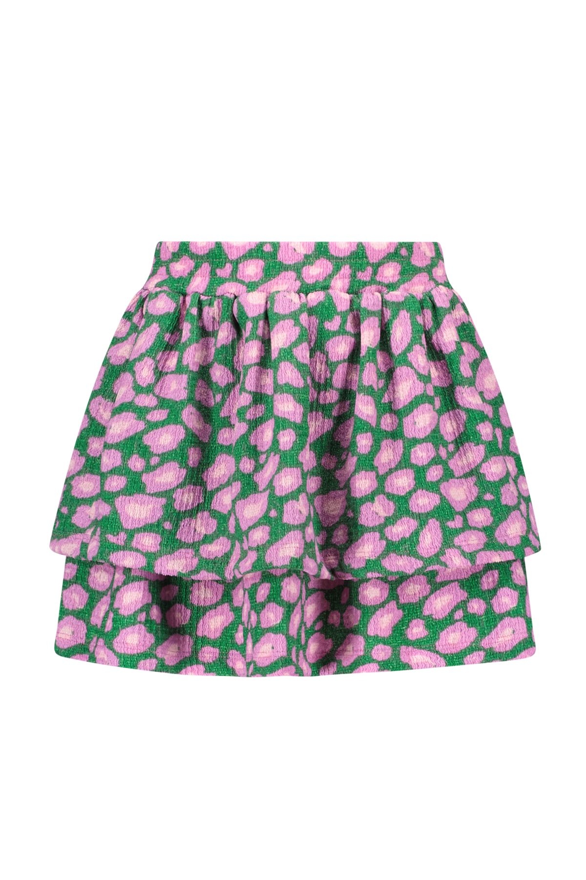 B.Nosy zomer rok meisjes - groen/roze AOP - 2-laags - Ruth B.Nosy zomer rok meisjes - groen/roze AOP - 2-laags - Ruth