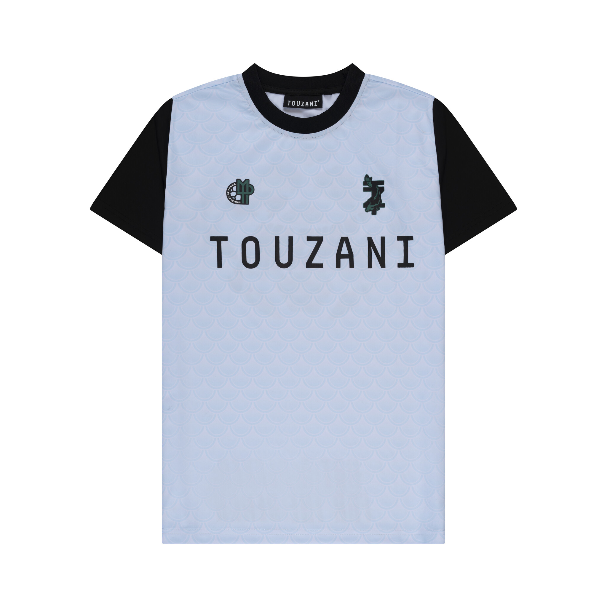 Touzani zomer voetbal shirt jongens - licht blauw - Hikarimono Touzani zomer voetbal shirt jongens - licht blauw - Hikarimono