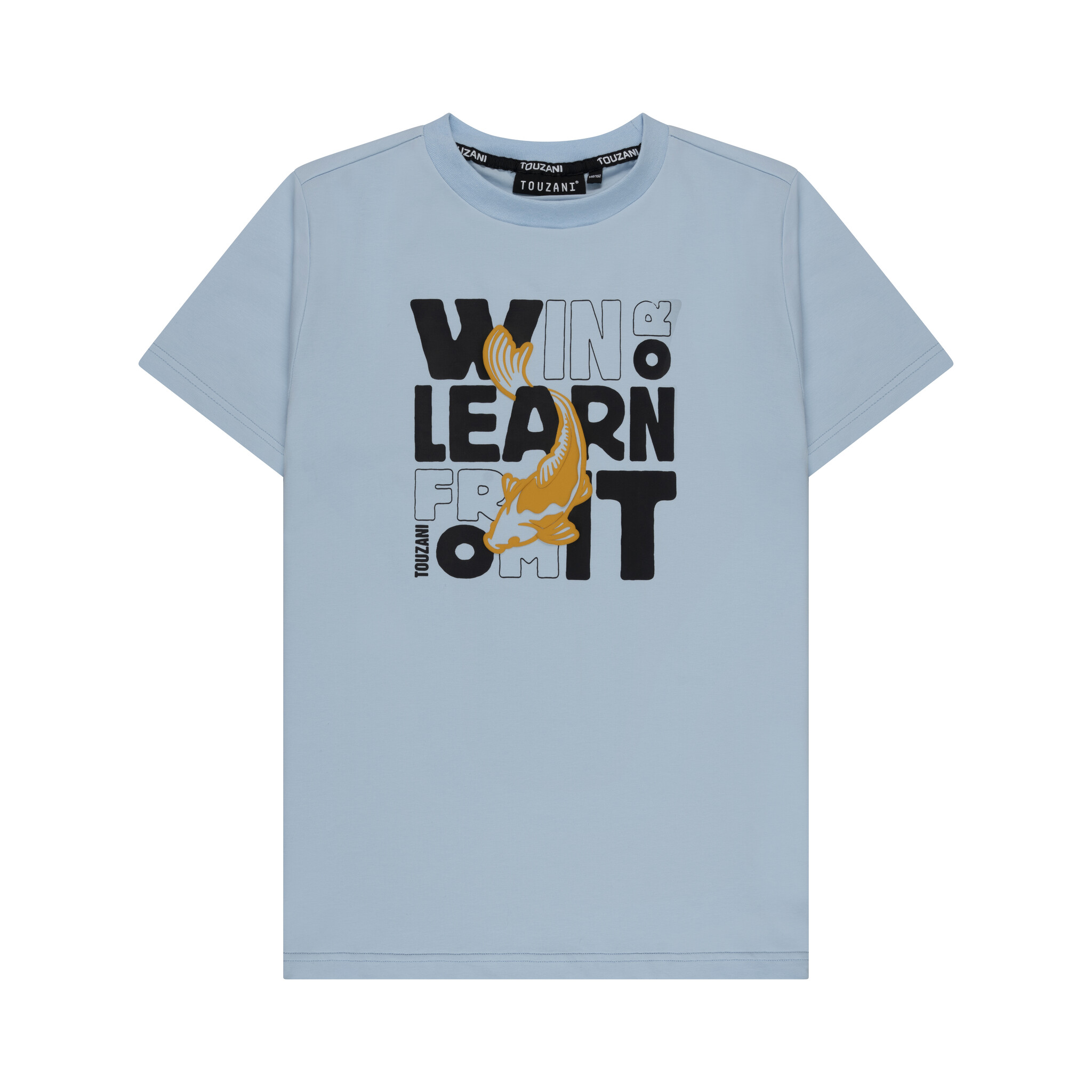 Touzani zomer t-shirt jongens - licht blauw - Karasugoi Touzani zomer t-shirt jongens - licht blauw - Karasugoi