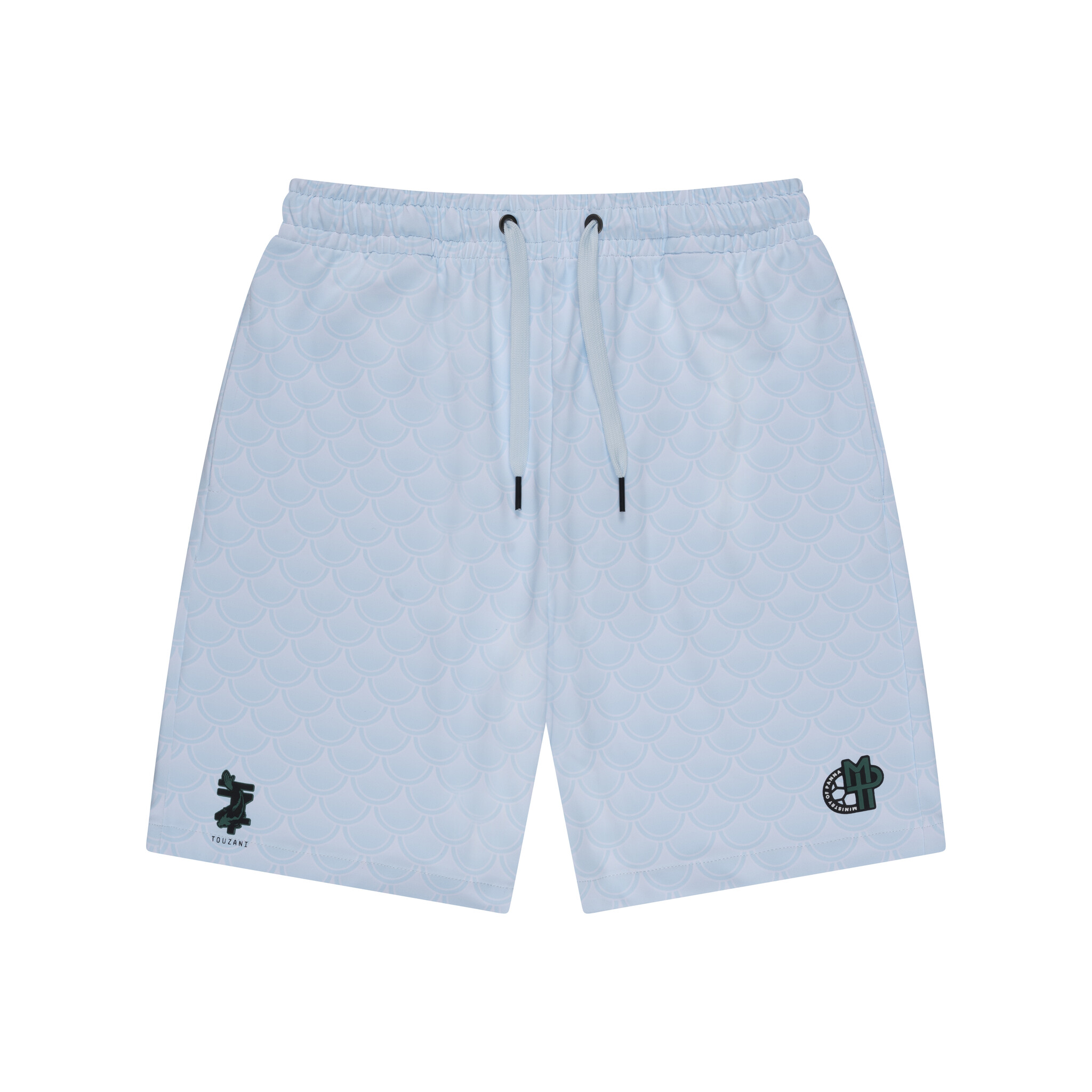 Touzani zomer voetbal short jongens - licht blauw - Hariwake Touzani zomer voetbal short jongens - licht blauw - Hariwake