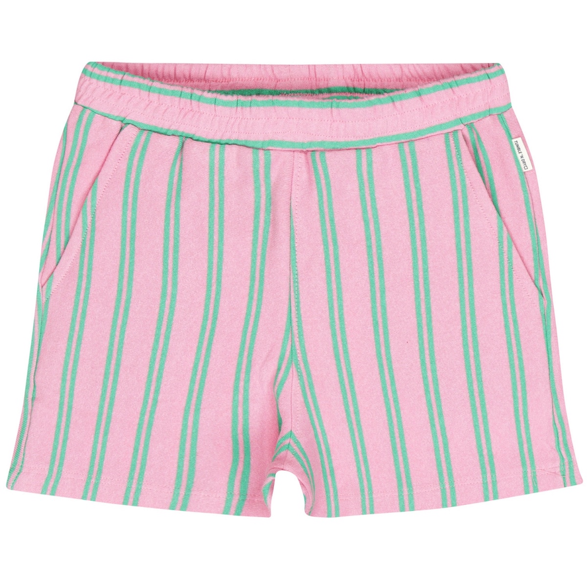 Tumble & Dry zomer short meisjes - roze gestreept - Eloise Tumble & Dry zomer short meisjes - roze gestreept - Eloise