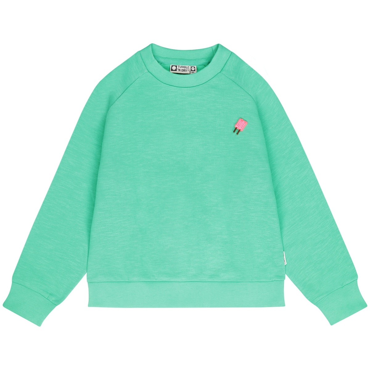 Tumble & Dry zomer sweater meisjes - mint - Mayenne Tumble & Dry zomer sweater meisjes - mint - Mayenne