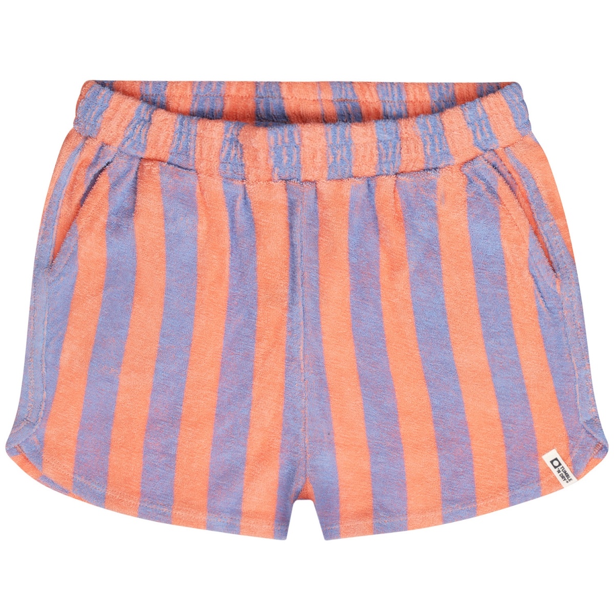 Tumble & Dry zomer short meisjes - lila/oranje gestreept - Reine Tumble & Dry zomer short meisjes - lila/oranje gestreept - Reine