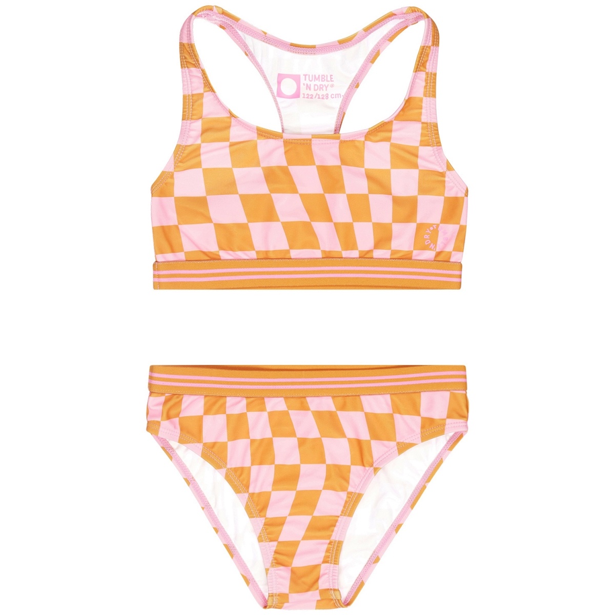 Tumble & Dry zomer bikini meisjes - roze/oranje - Balagne Tumble & Dry zomer bikini meisjes - roze/oranje - Balagne