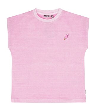 Tumble & Dry zomer t-shirt meisjes - roze - Le Sundae