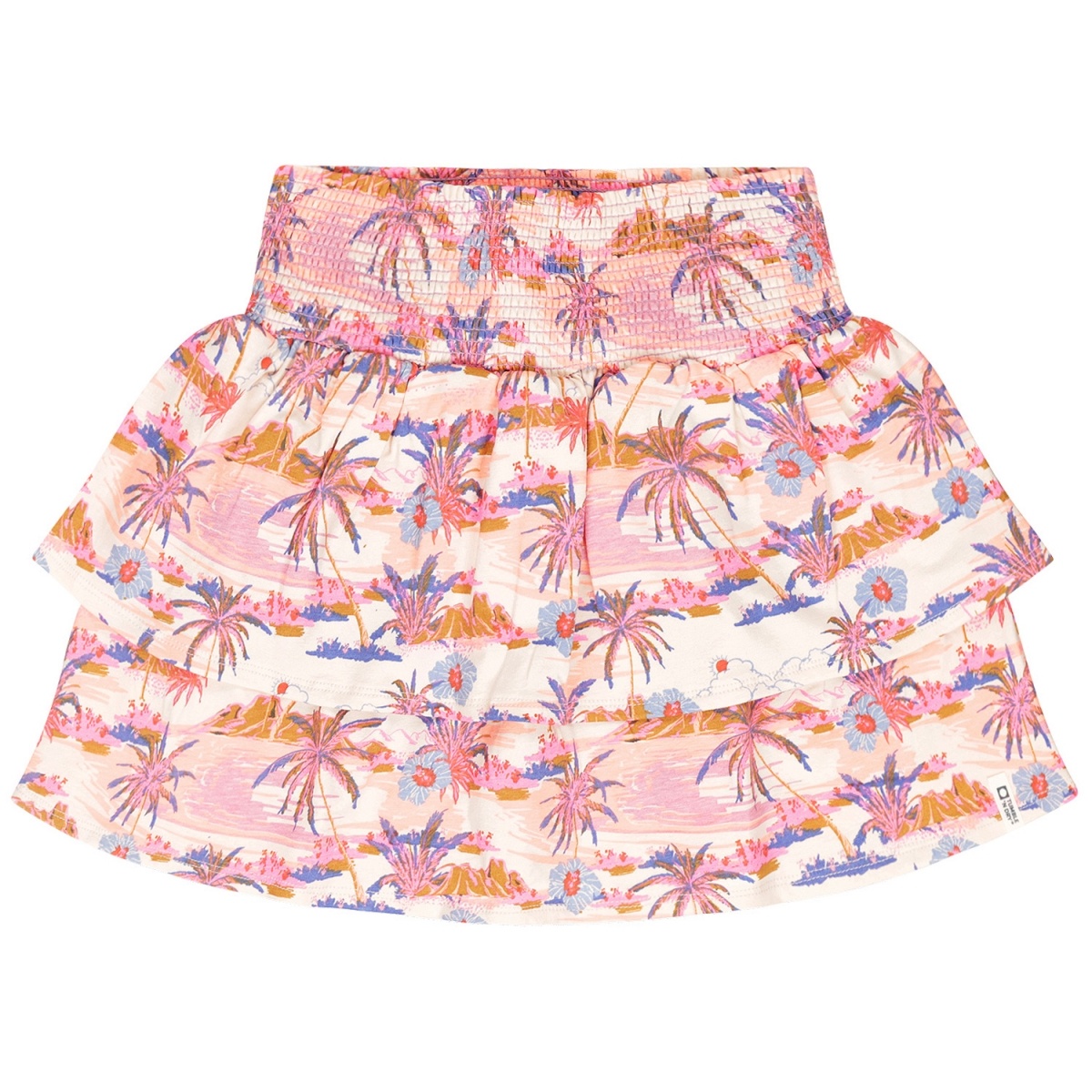 Tumble & Dry zomer rok meisjes - licht perzik AOP - Marinella Tumble & Dry zomer rok meisjes - licht perzik AOP - Marinella