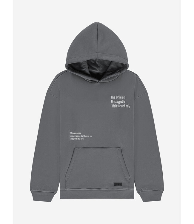 Nik&Nik zomer hoodie meisjes - grijs - Unstoppable