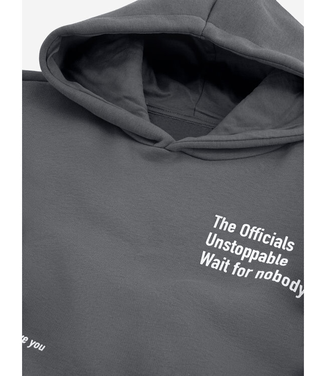 Nik&Nik zomer hoodie meisjes - grijs - Unstoppable