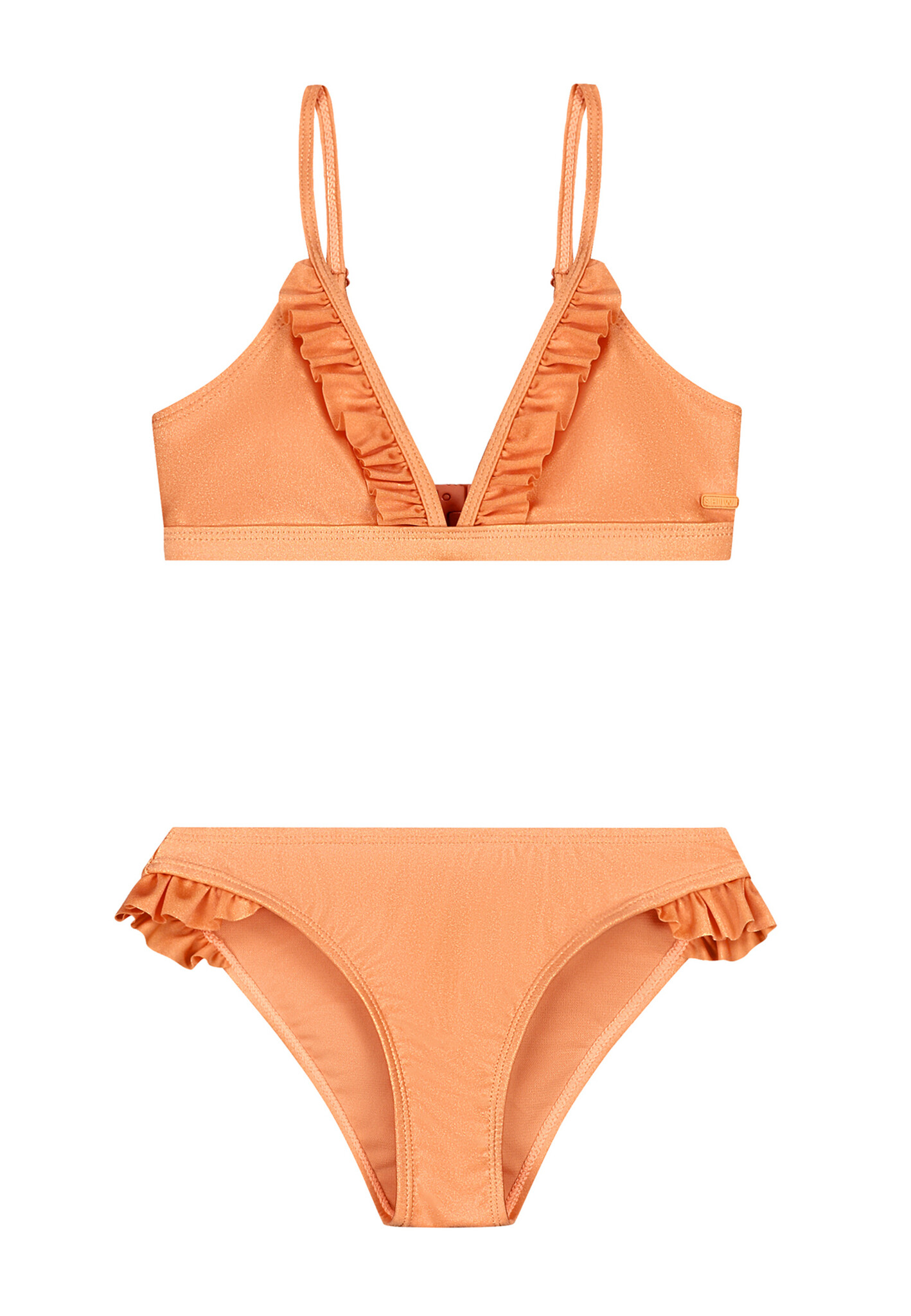 Shiwi Zomer bikini meisjes - oranje perzik - Blake - triangel set Shiwi Zomer bikini meisjes - oranje perzik - Blake - triangel set